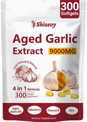 Flacon de Skiseoy Extrait de Ail Vieilli 300 gélules