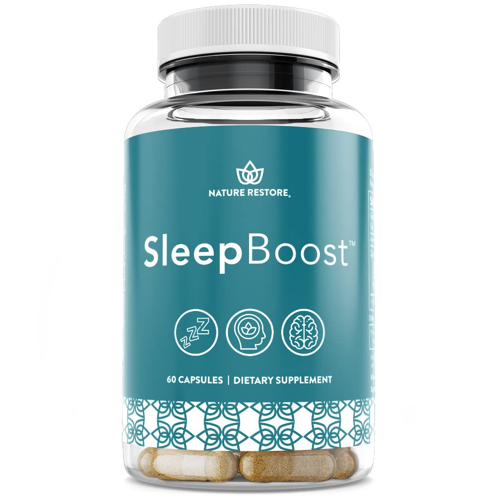 Flacon de SleepBoost™ Nature Restore 500mg 60 capsules