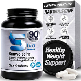 Flacon de Slim Science Rauwolscine Yohimbine HCL 90 capsules