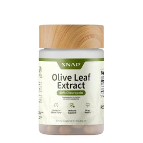 Flacon de Snap Supplements Extrait de Feuille d'Olivier 60 capsules