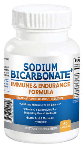 Flacon de Sodium Bicarbonate+ de Kidney Restore avec 120 capsules