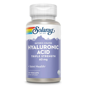 Flacon de SOLARAY Acide Hyaluronique Triple Force 30 VegCaps vue avant