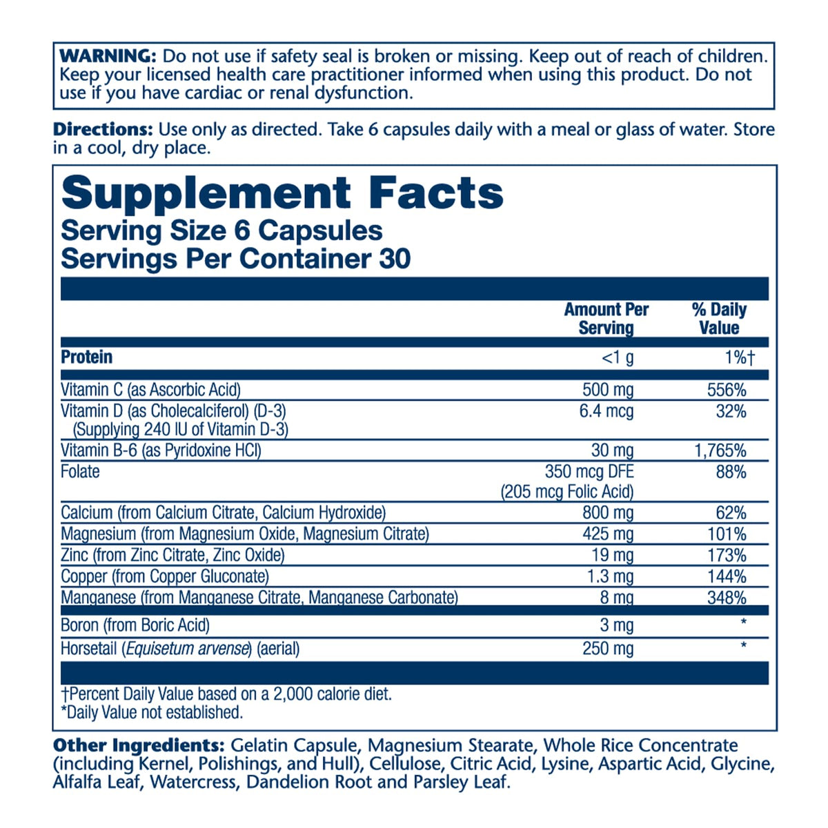 Flacon de SOLARAY Calcium Citrate avec 180 capsules