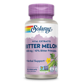 Flacon de SOLARAY extrait de melon amer 500mg 30 capsules végétales