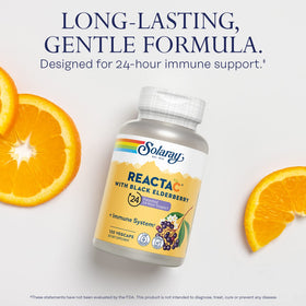Flacon de SOLARAY Reacta-C 500 mg avec étiquette visible