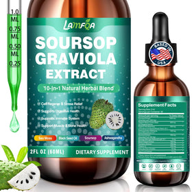Flacon de Soursop Bitters 10-in-1 de LAMFQA, vue de face