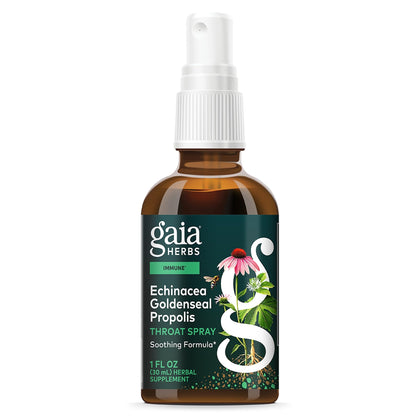 Flacon de spray de gorge Gaia Herbs Echinacée Propolis 1 fl oz