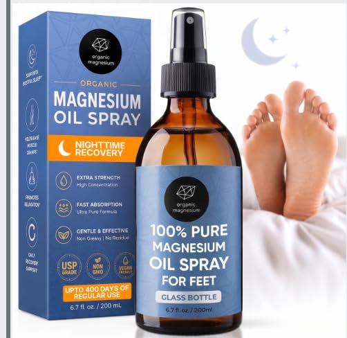 Flacon de spray de magnésium bio 431g vue avant