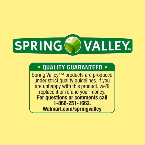 Flacon de Spring Valley Vitamine A 2400 mcg, dimensions du produit