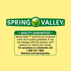 Flacon de Spring Valley Vitamine A 2400 mcg, dimensions du produit