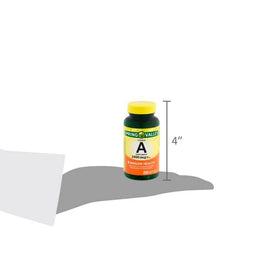 Flacon de Spring Valley Vitamine A 2400 mcg, vue arrière