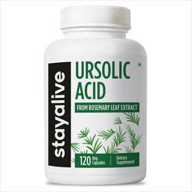 Flacon de STAY ALIVE Acide Ursolique 300mg, 120 capsules