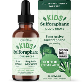 Flacon de Sulforaphane Liquide pour Enfants de SMNutrition, 141g