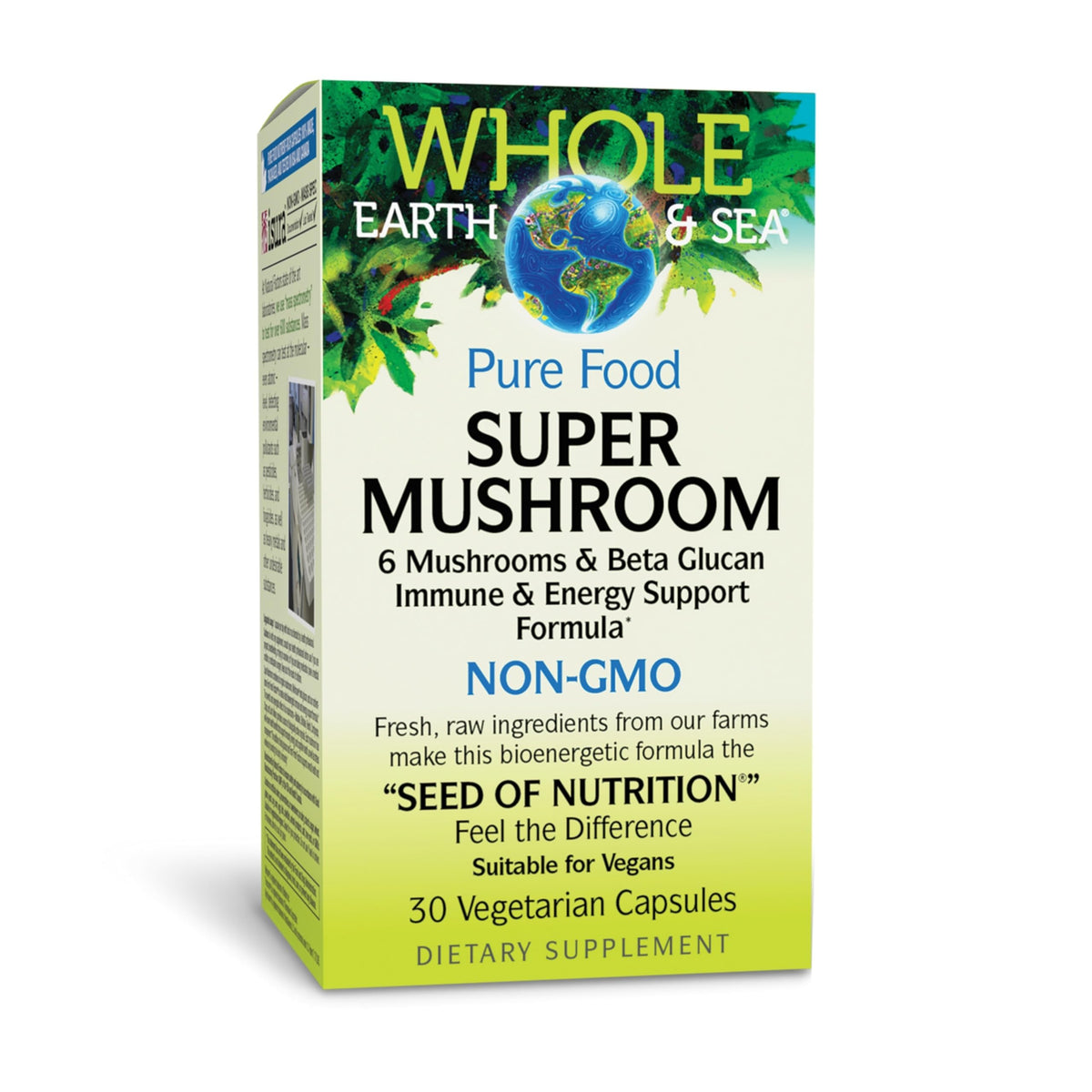 Flacon de Super Mushroom Natural Factors 30 capsules végétariennes