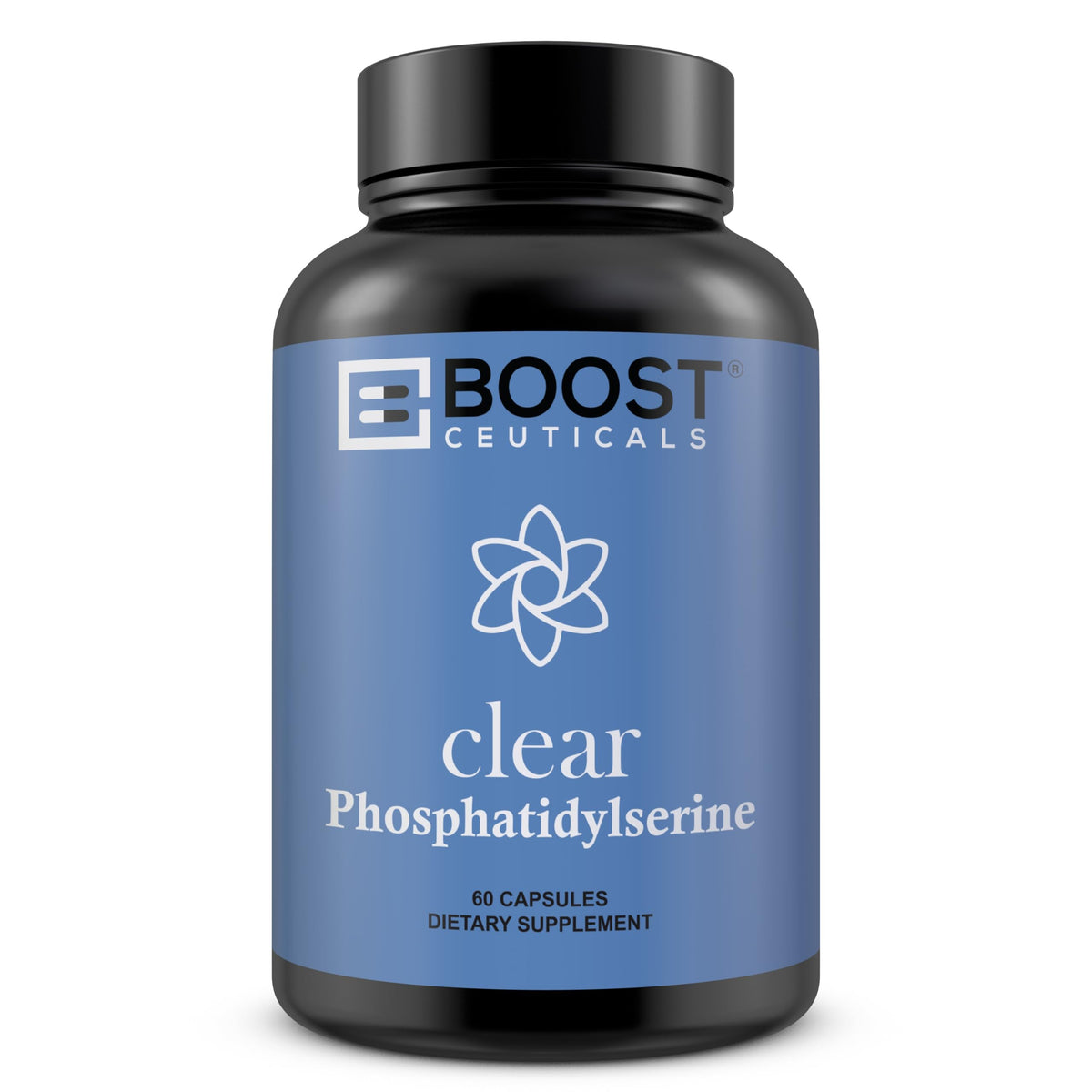 Flacon de support Phosphatidylsérine 500mg 90 capsules vue de face