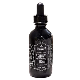 Flacon de Svasthya L-Théanine 60 ml vue de face