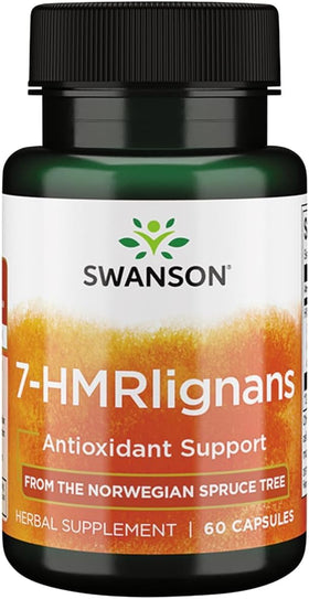 Flacon de Swanson 7-Hmrlignans 40 mg avec 60 capsules
