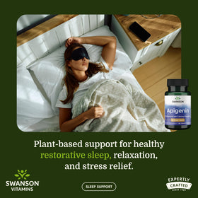 Flacon de Swanson Apigenin avec étiquette claire