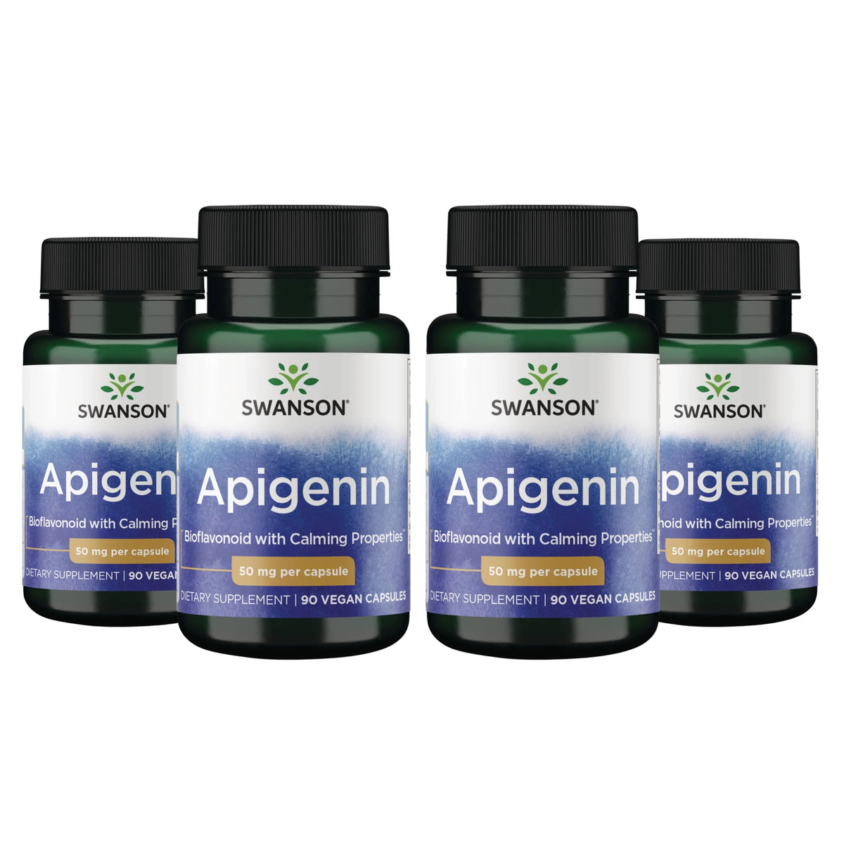 Flacon de Swanson Apigenin Bioflavonoïde 50 mg 90 capsules végétales