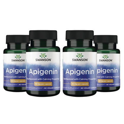 Flacon de Swanson Apigenin Bioflavonoïde 50 mg 90 capsules végétales