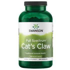 Flacon de Swanson Cat's Claw 500 mg contenant 250 capsules
