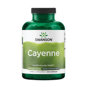 Flacon de Swanson Cayenne 450 mg avec 300 capsules