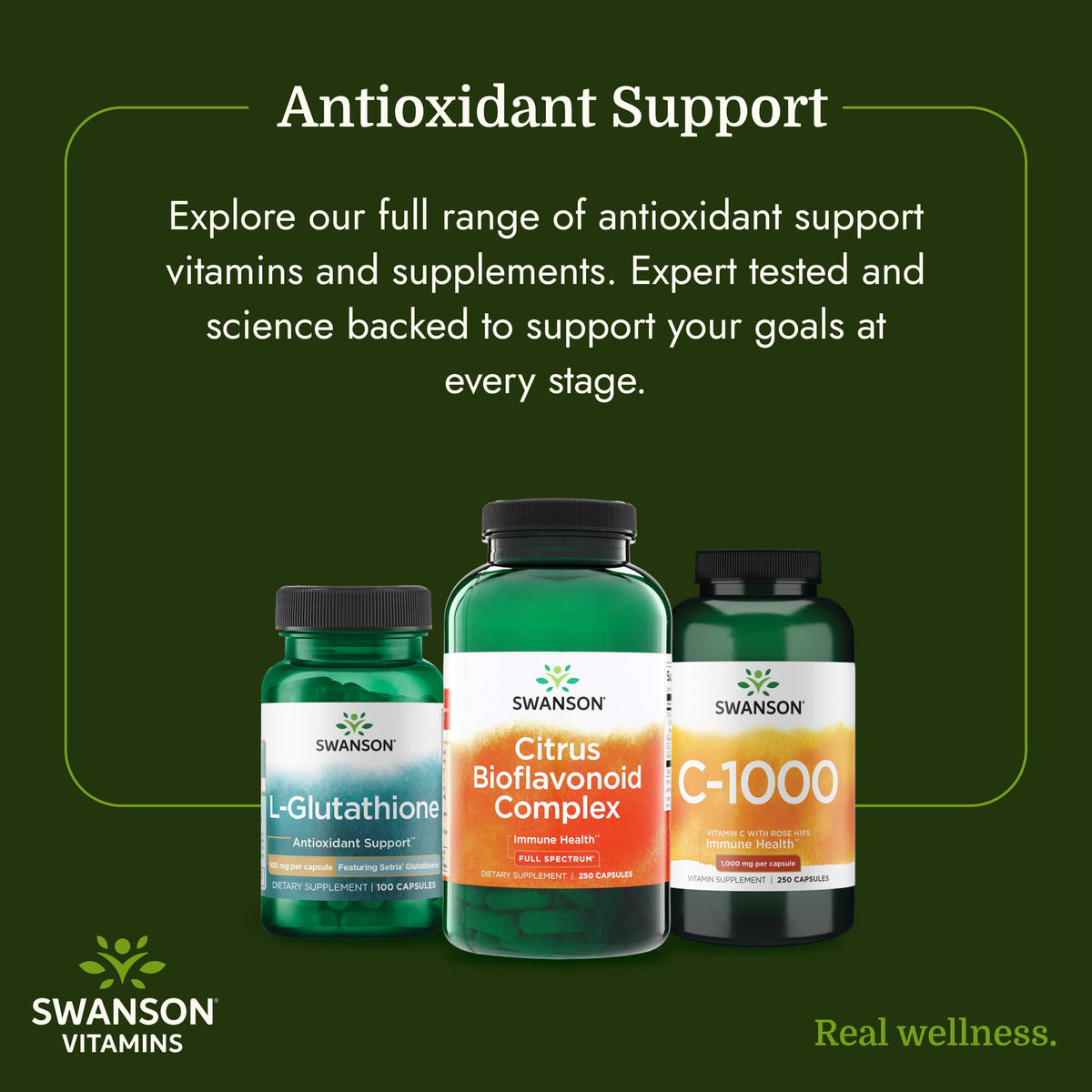Flacon de Swanson Complex de Bioflavonoïdes d'Agrumes sur fond neutre