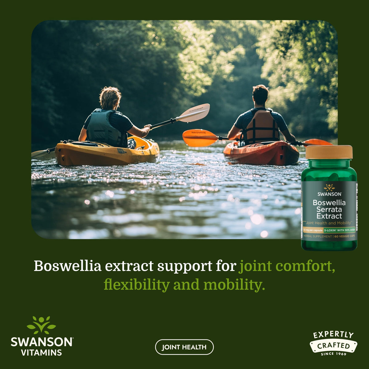 Flacon de Swanson Extrait de Boswellia Serrata avec capsules