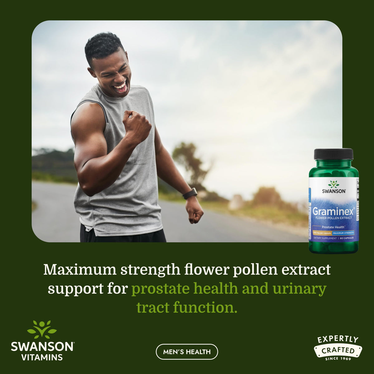 Flacon de Swanson Extrait de Pollen de Fleurs avec étiquette