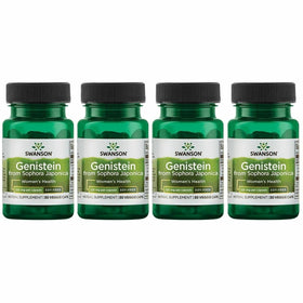 Flacon de Swanson Genisteine 125 mg avec 60 capsules végétaliennes