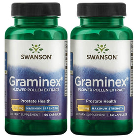 Flacon de Swanson Graminex Pollen Fleur 500mg vue de face