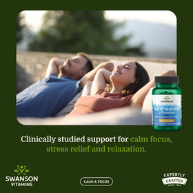 Flacon de Swanson L-Theanine avec 60 gélules végétales