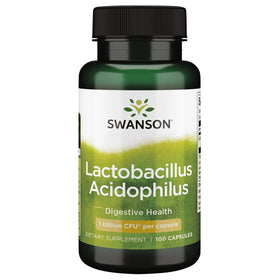 Flacon de Swanson Lactobacillus Acidophilus 100 capsules vue avant