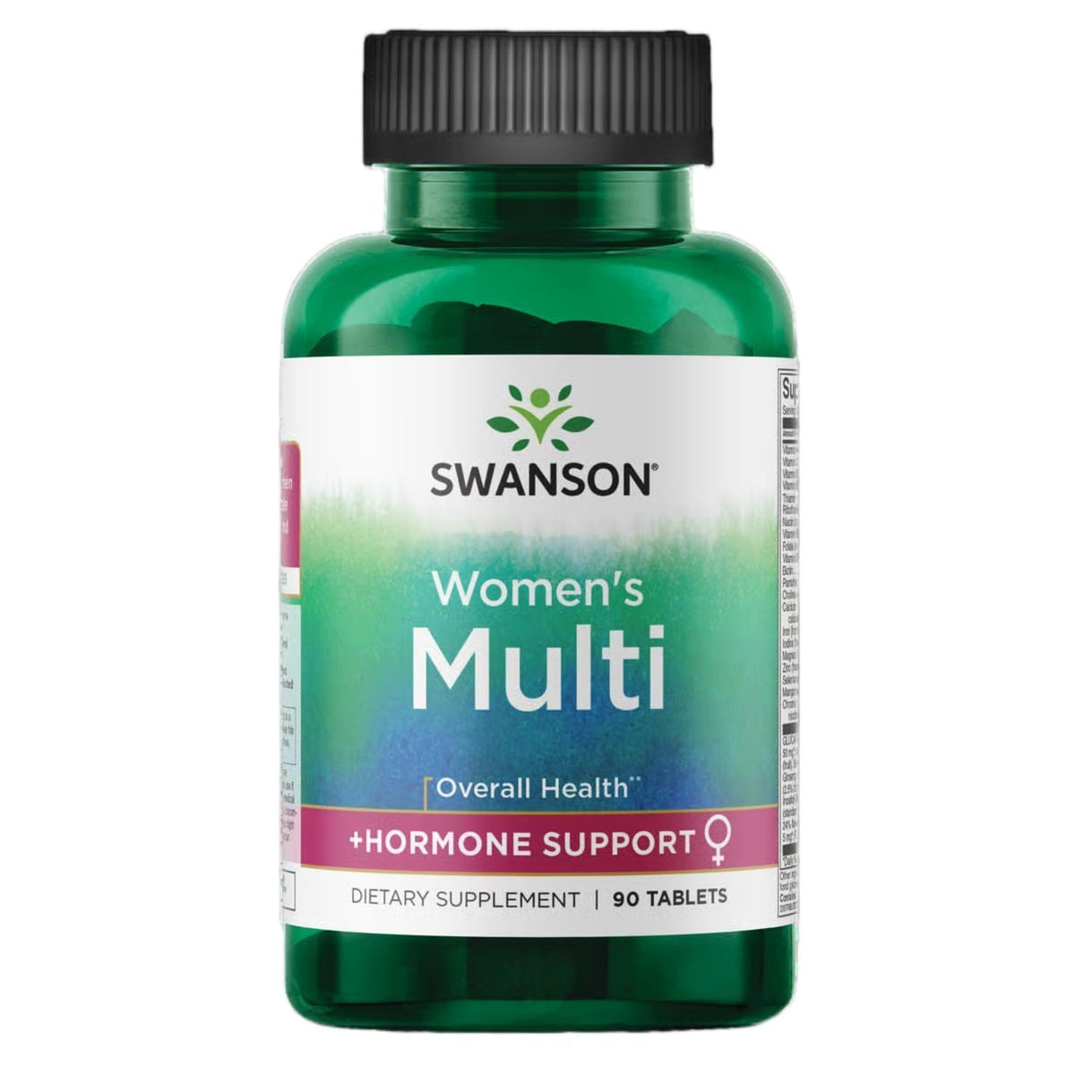 Flacon de Swanson Multivitamines Femmes 90 comprimés vue de face