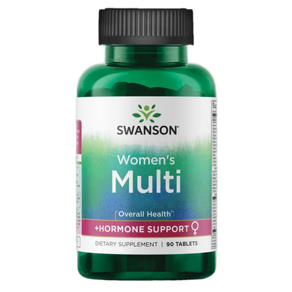 Flacon de Swanson Multivitamines Femmes 90 comprimés vue de face