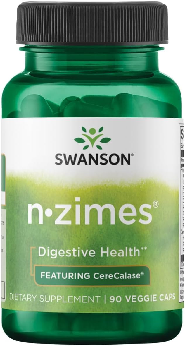 Flacon de Swanson N-Zimes 90 capsules végétales