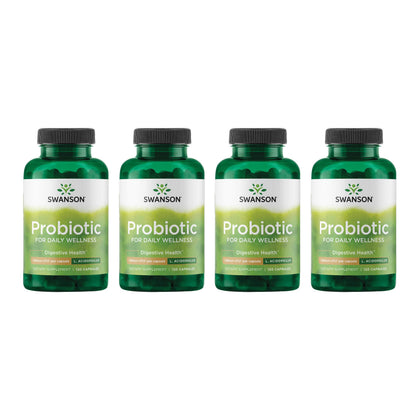 Flacon de Swanson Probiotique 1 Milliard CFU 120 capsules vue avant