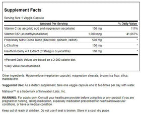 Flacon de Swanson Racine de Betterave 60 capsules, étiquette visible