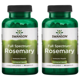 Flacon de Swanson Romarin 90 capsules de 400mg
