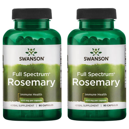 Flacon de Swanson Romarin 90 capsules de 400mg