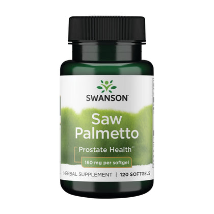 Flacon de Swanson Saw Palmetto 160 mg avec 120 gélules