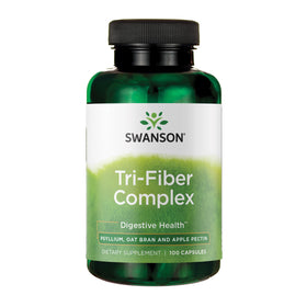 Flacon de Swanson Tri-Fiber Complex 100 capsules vue de face