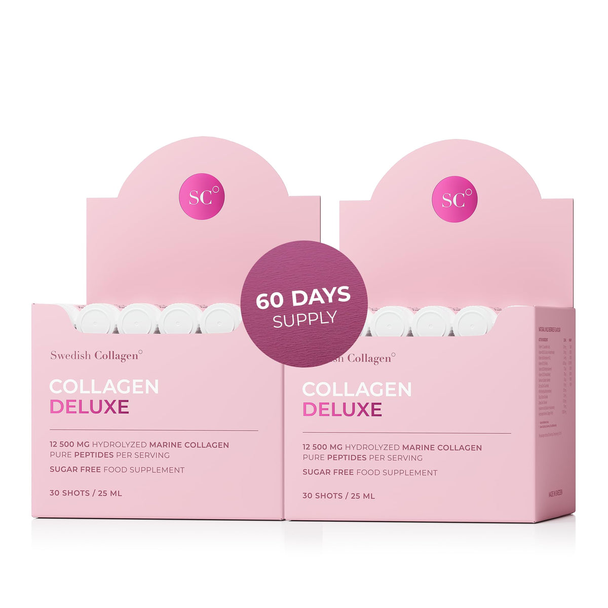 Flacon de Swedish Collagen Shot de 25 ml en vue avant