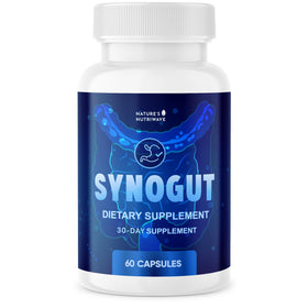 Flacon de Synogut contenant 60 capsules de complément alimentaire
