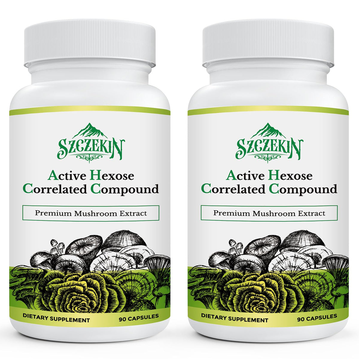 Flacon de SZCZEKIN Actif Hexose 1500 mg avec 90 capsules végétales