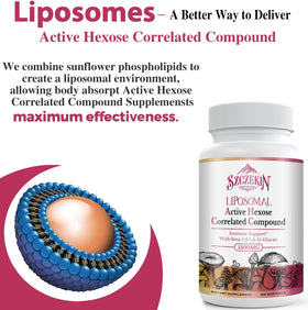 Flacon de SZCZEKIN Complément Alimentaire Liposomal 1500mg ouvert