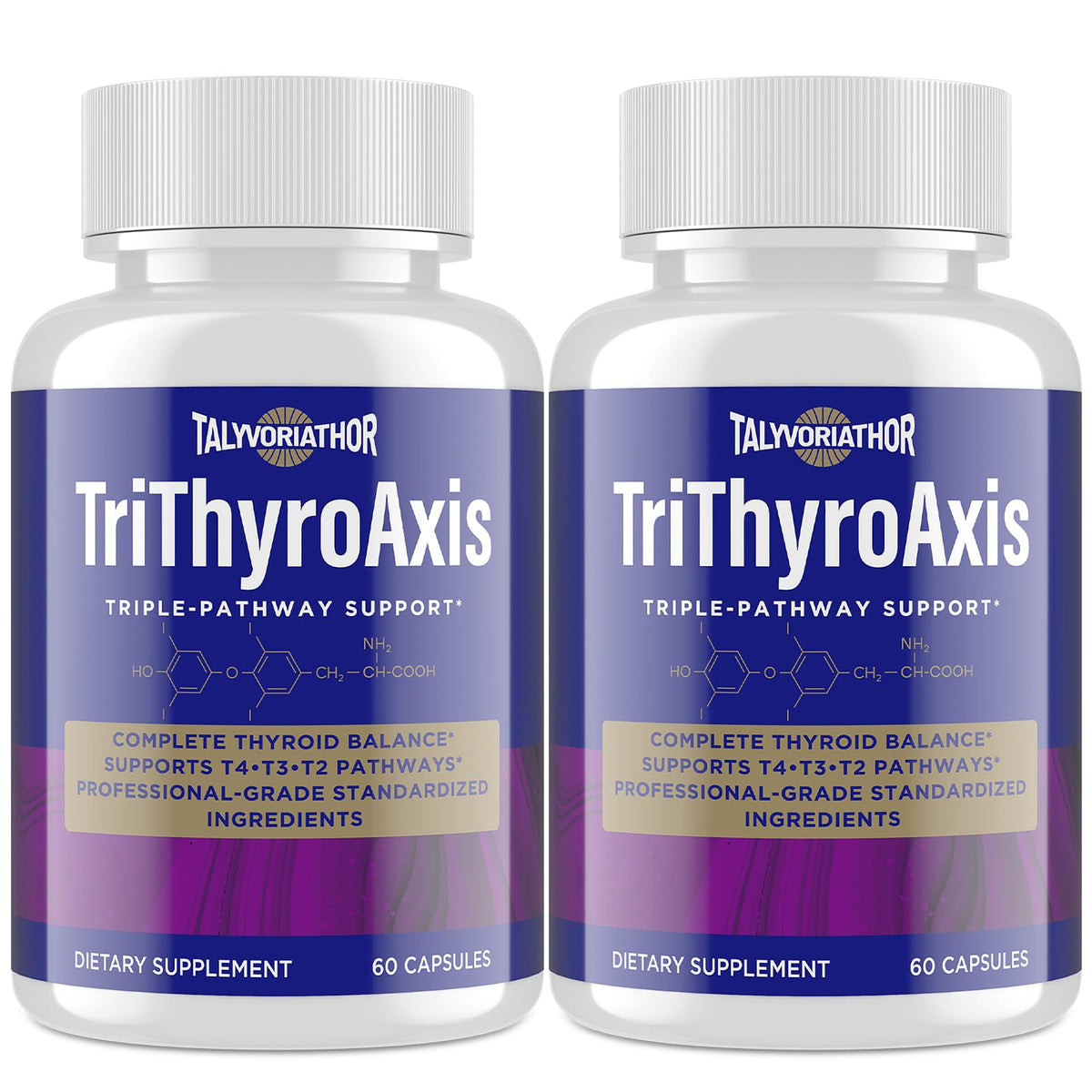 Flacon de Talyvorlathor complément alimentaire thyroïdien 60 capsules