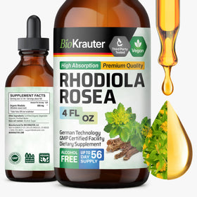 Flacon de teinture BIO KRAUTER Rhodiola Rosea 4 Fl.Oz