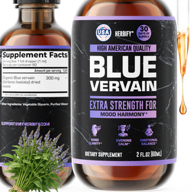 Flacon de teinture de verveine bleue HERBIFY 60ml