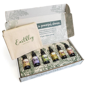 Flacon de teinture herbale bio Earthley Wellness - vue de face